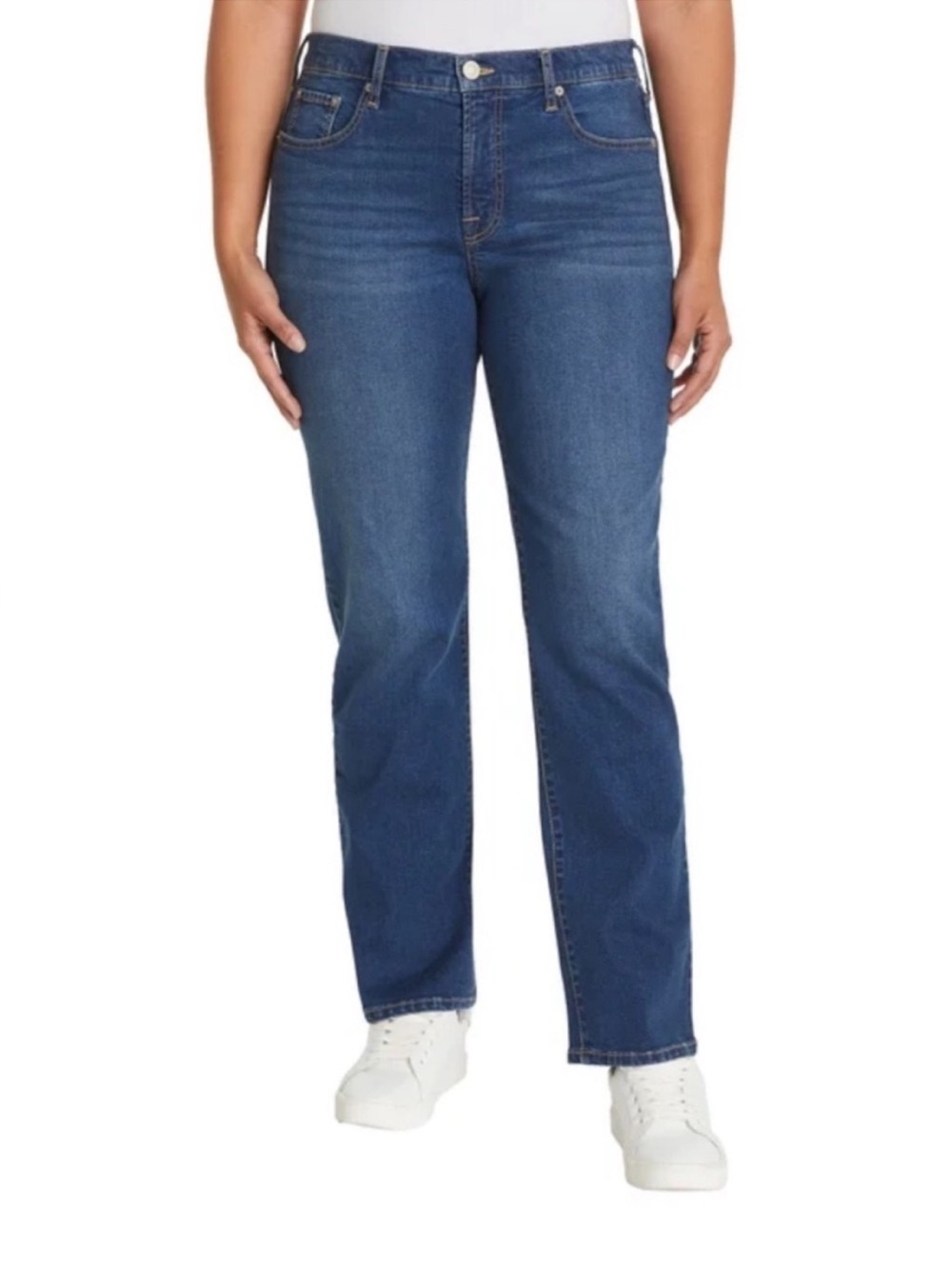 Lucky Brand Sweet Relaxed Straight Jean Mid-Rise Size 12